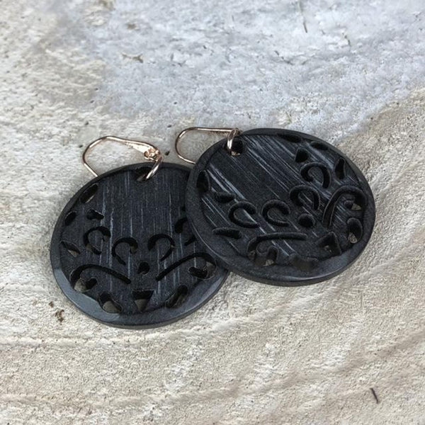 oorring 070018 SANDRINE BLACK