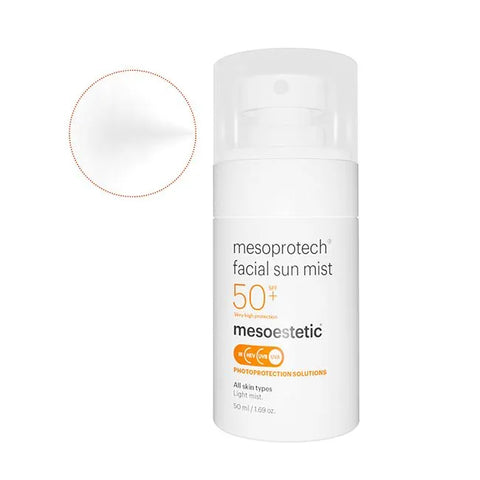 mesoprotech antiaging facial sun mist 50+