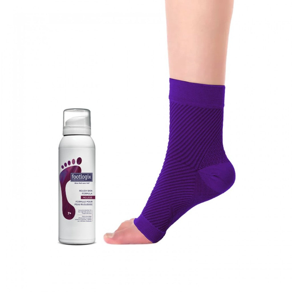 Footlogix Rough Skin Formula + Free pair of pedi socks