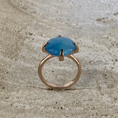 Ring rin100016  Camille blauw S56